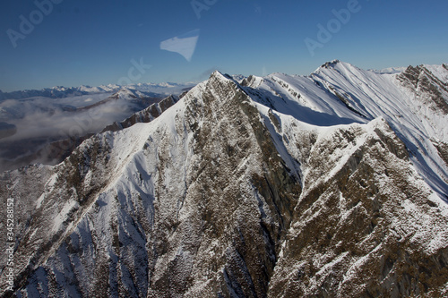 snow covered mountains New Zealand