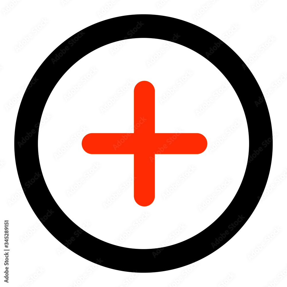 Obraz premium plus minus icon