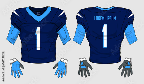 football jersey uniform template set kit	