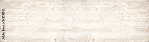 old white painted exfoliate rustic bright light shabby vintage wooden texture - wood background banner panorama
