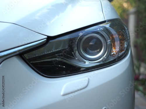 Naklejka car front light wallpaper 2