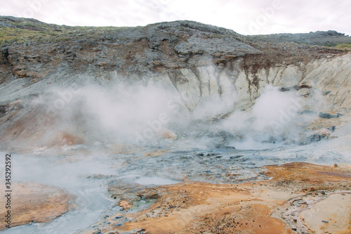 Geothermalfeld Krýsuvík Seltún auf Island