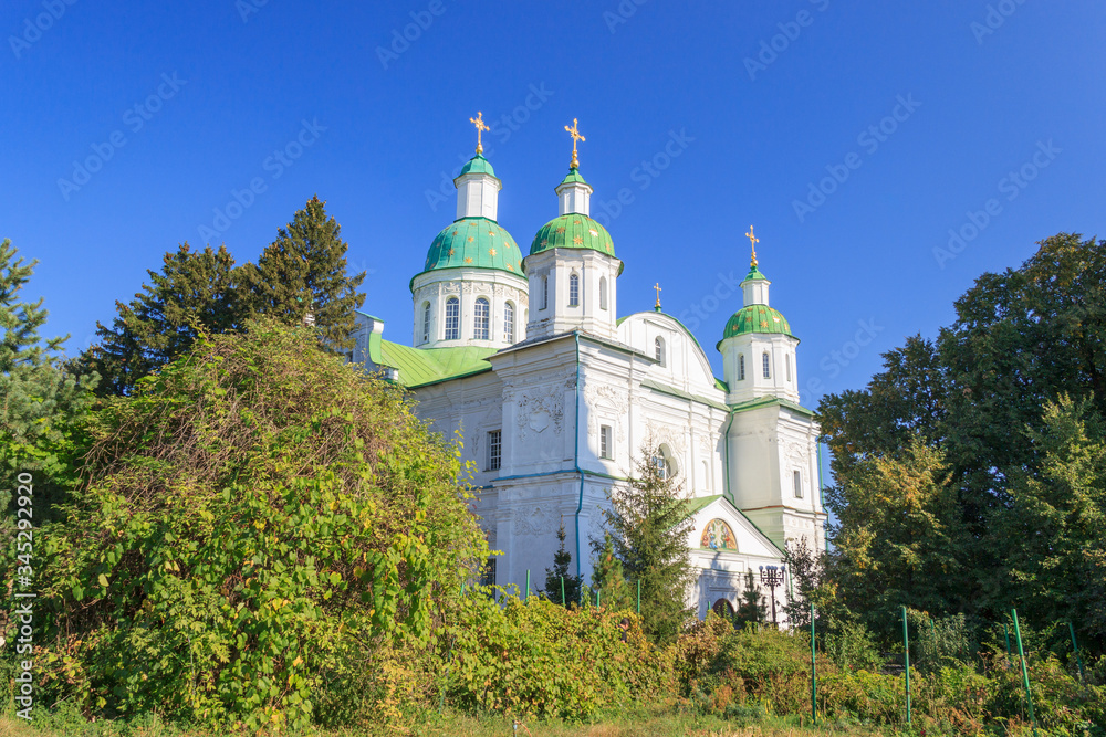 The Mgar Orthodox male Spaso-Preobrazhensky (Spaso-Preobrazhensky) monastery was founded on January 18, 1619. Famous place near Lubny, Poltava region, Ukraine. Religion, XVII-th century.