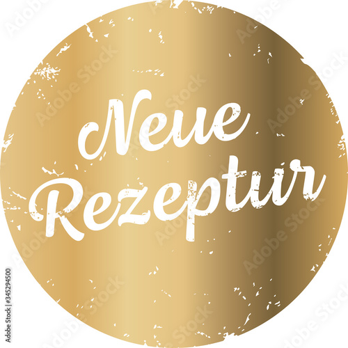 goldener Button Neue Rezeptur zerkratzt