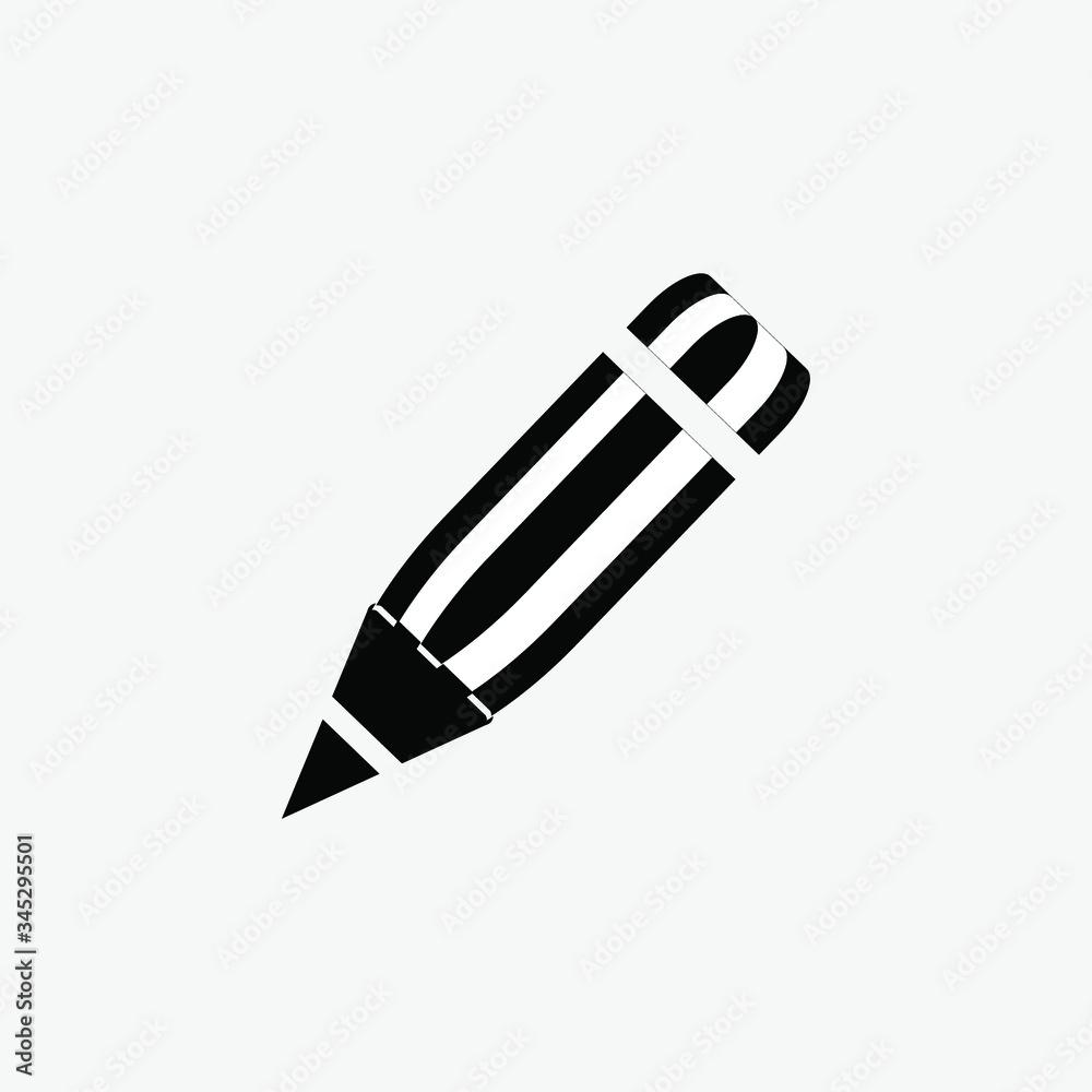 black pencil logo template black pencil logo template