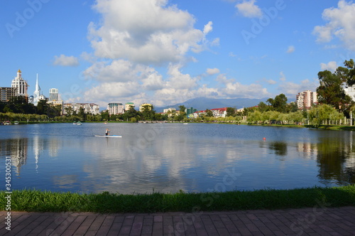lake in the park