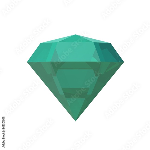 Diamond Green in 3D. Tapas. Stone. Jewellery (ID: 345301941)