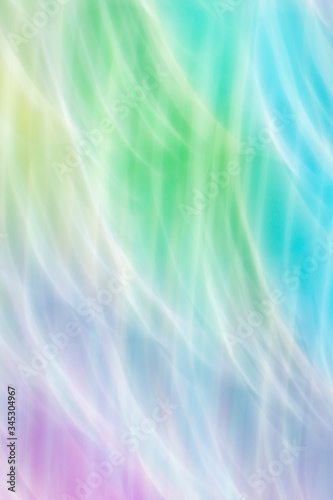 Abstract Blurred Bubble Shapes in Light Rainbow Gradient Colour for Background