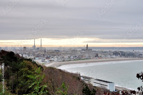 Wallpaper Mural The Havre town viewed from the hill Torontodigital.ca
