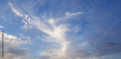 blue sky and cloud