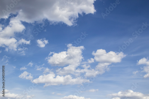 Beautiful clouds in the sky.  Pattern from clouds