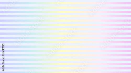 Stripes pattern vector backdrop. Soft colorful background with gradient pastel color palette. Horizontal lines. Illustration for banner, presentation template, wallpaper, text place and social media.