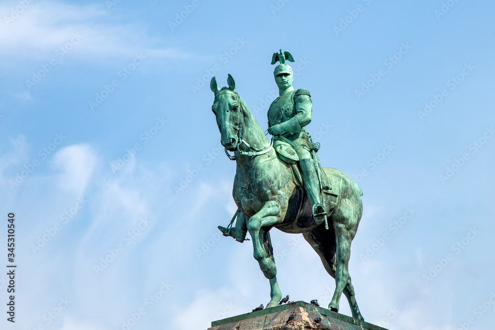 Wilhelm II horse statue in Cologne ,Germany