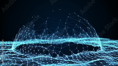 Growth and explosion of a plexus bubble