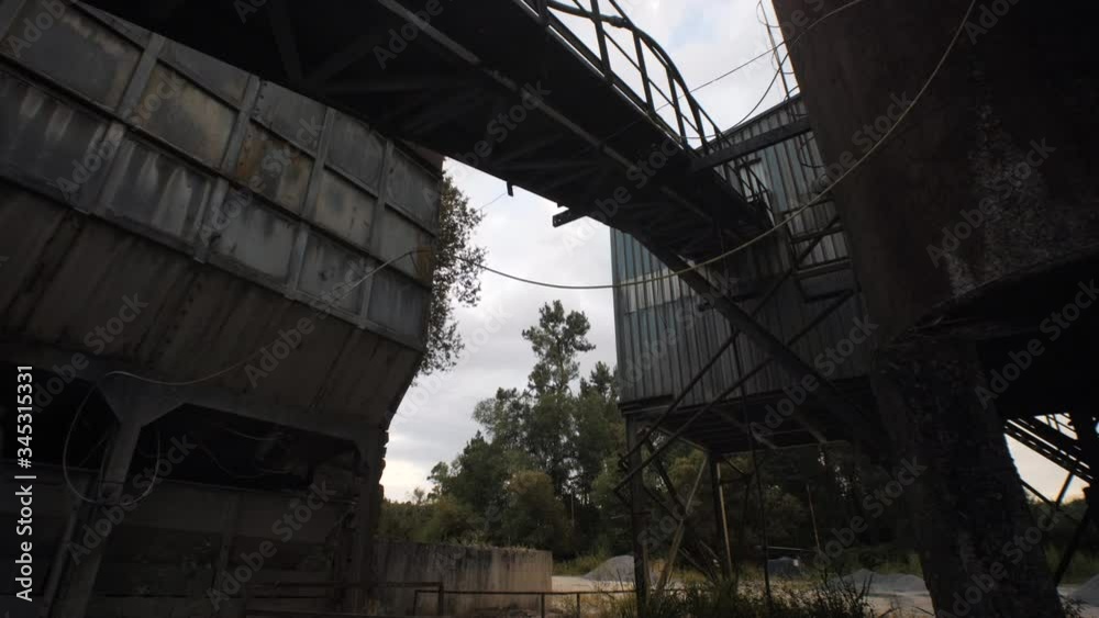 abandoned factory. Lose job. Coronavirus crisis abandoned factory. Lose job. Coronavirus crisis