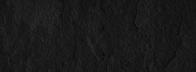Stone black texture background. Dark cement, concrete grunge. Tile gray, Marble pattern, Wall black background blank for design
