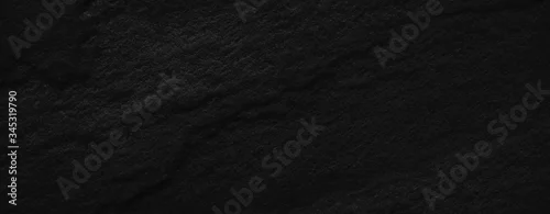 Panel kuchenny z motywem Stone black texture background. Dark cement, concrete grunge. Tile gray, Marble pattern, Wall black background blank for design