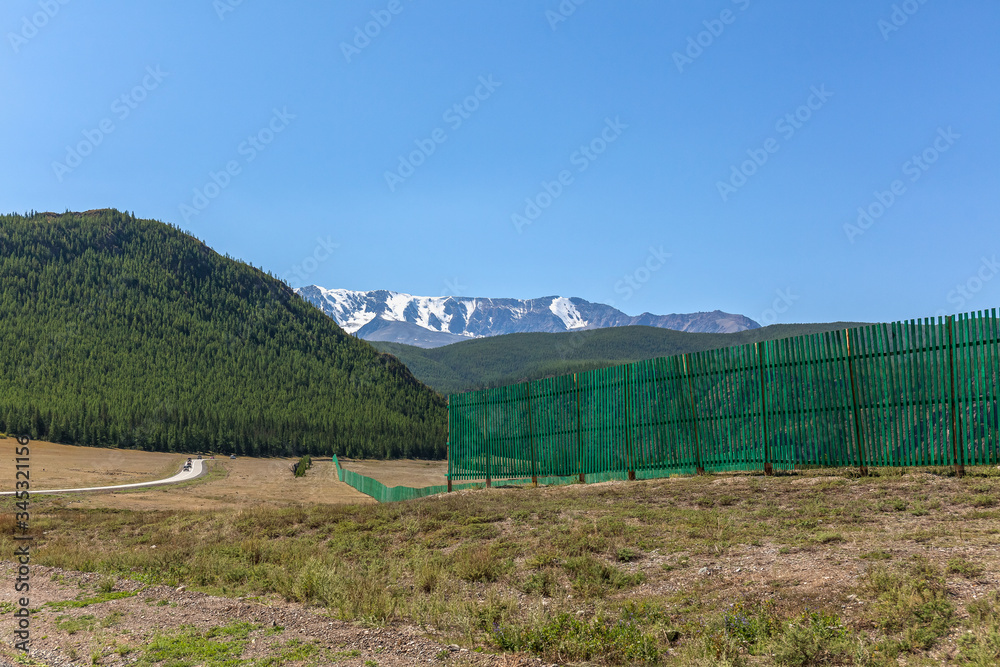 View of Belukha Mountain. Russia. Snow mountains of Altai. Belukha the highest peak of Siberia View of Belukha Mountain. Russia. Snow mountains of Altai. Belukha the highest peak of Siberia