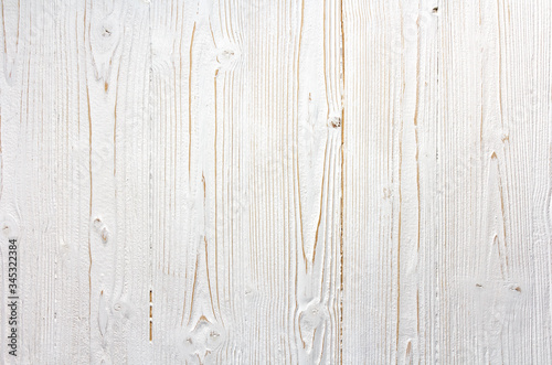 old white painted wood surface texture, background