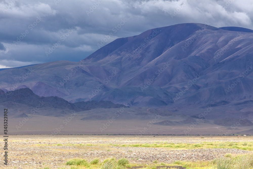 Fototapeta premium Altai Tavan Bogd National Park in Bayar-Ulgii, Mongolia.