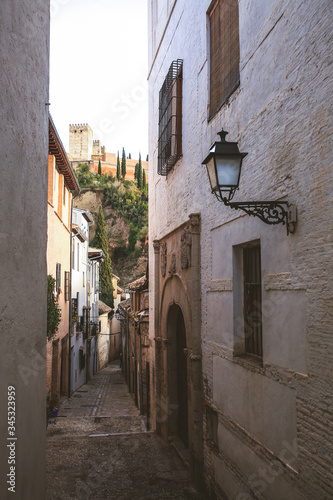 Fototapeta Naklejka Na Ścianę i Meble -  Granada city beautiful buildings spain