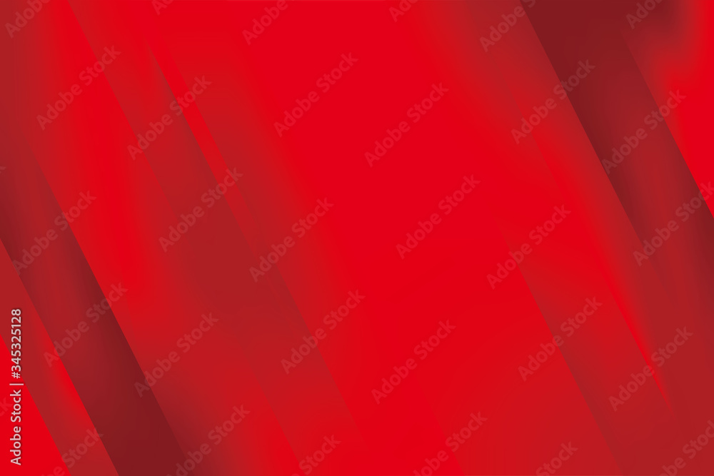 Obraz premium Abstract Blurry Smooth Red Line Gradient Background Design, Soft Red Background Template Vector