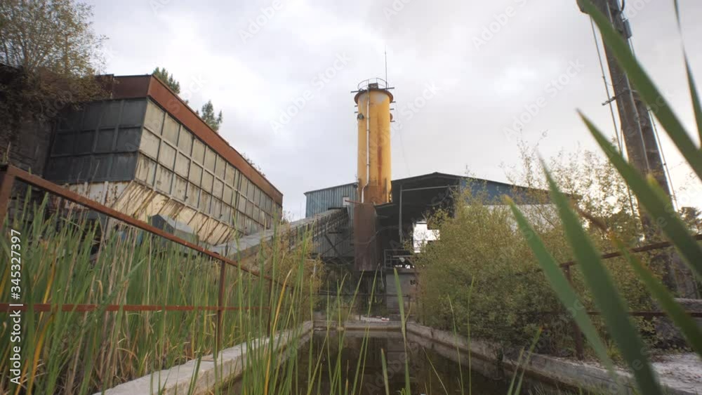 abandoned factory. Lose job. Coronavirus crisis abandoned factory. Lose job. Coronavirus crisis