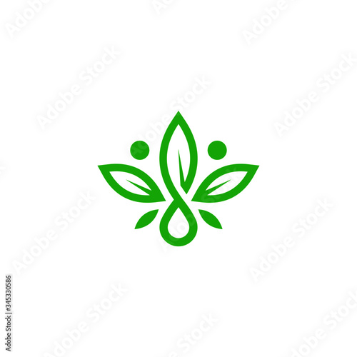leaf logo, cannabis logo