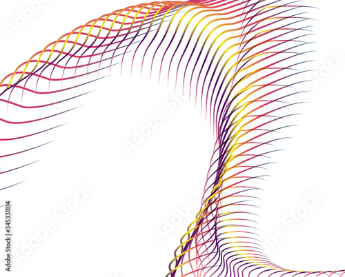 Abstract background blend wave line design for Wallpaper, Banner, Background, Card, Book Illustration, landing page