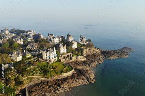 aerial view, Dinard, France