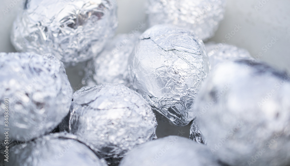 Baked potato in foil Baked potato in foil
