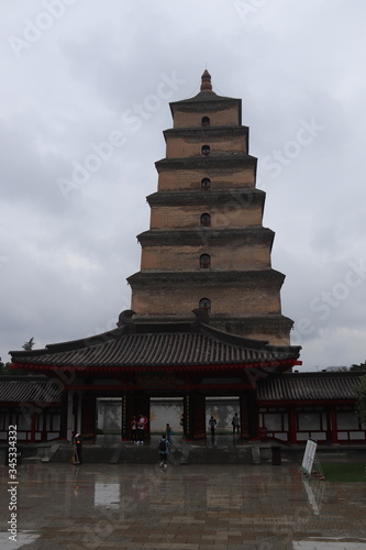 Grande pagode de l'oie sauvage à Xi'an, Chine	