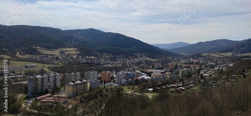 View of the town of Gelnica in Slovakia