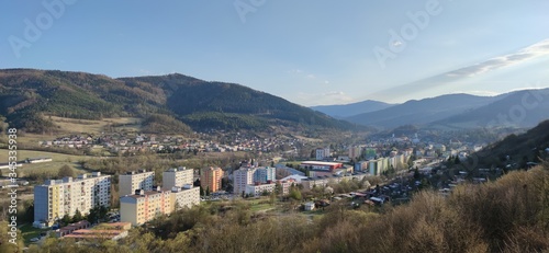 View of the town of Gelnica in Slovakia