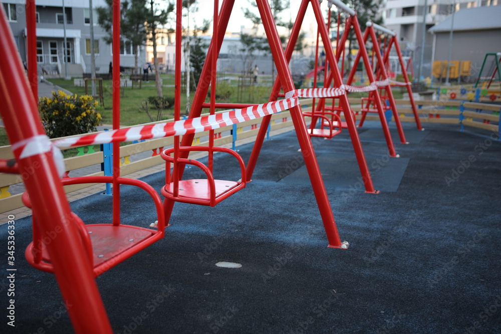 A playground in times of Covid 19 quarantine