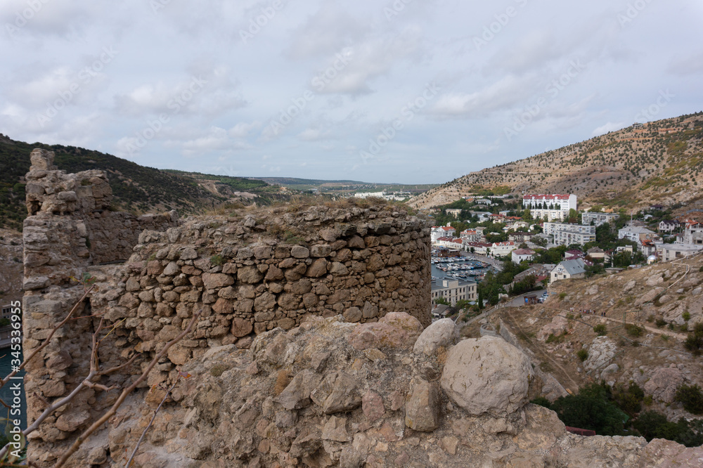 Genoese fortress of Cembalo in Balaklava