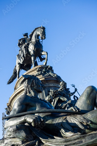 Washington Monument, Eakins Oval, Philadelphia, USA