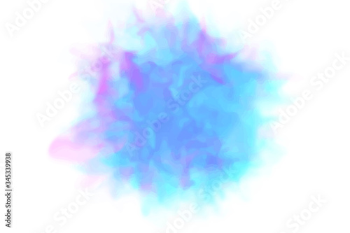 Blue color Abstract aqua smudges scribble drop vector hand drawn watercolor liquid stain element for design wallpaper illustration