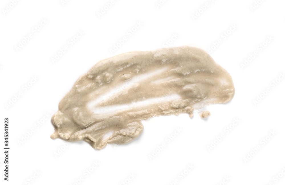 Sandy beach textured pile isolated on white background Sandy beach textured pile isolated on white background