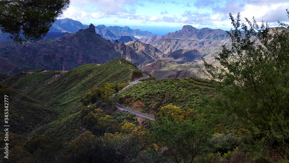 Gran Canaria - road in mountains