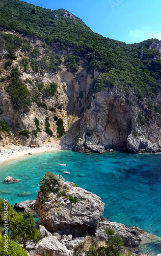 wild beach Corfu