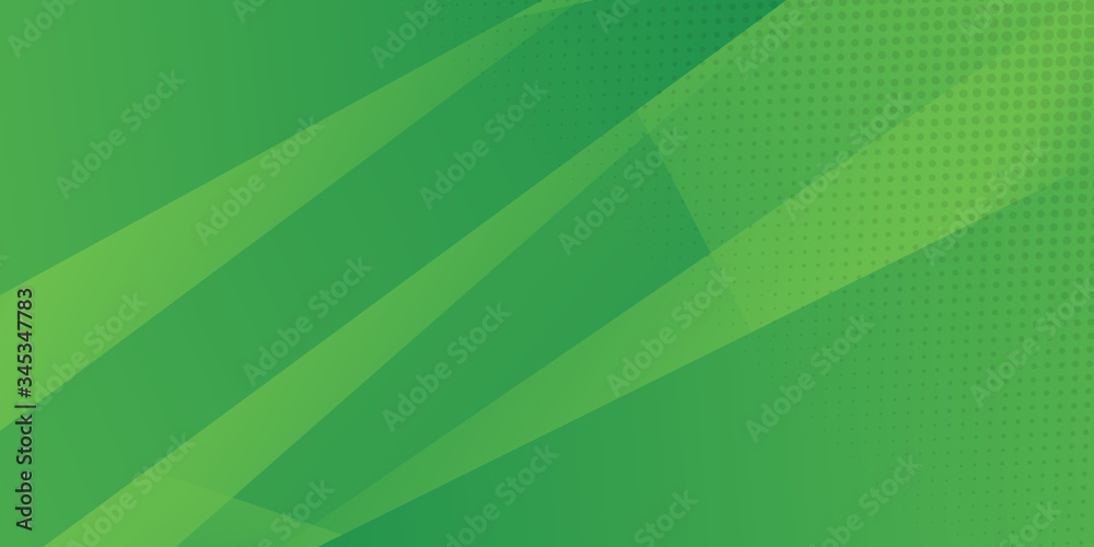 Abstract modern green lines background vector illustration. Tech green stripes on abstract grey grunge corporate header banner. Vector geometric background - obrazy, fototapety, plakaty 