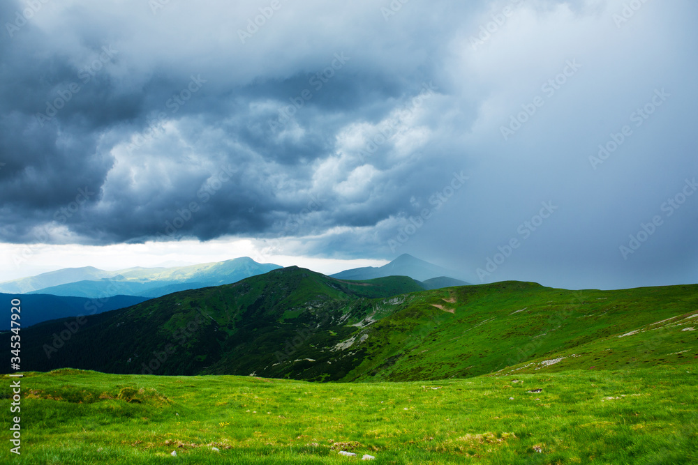 Before the rain in the mountains Before the rain in the mountains