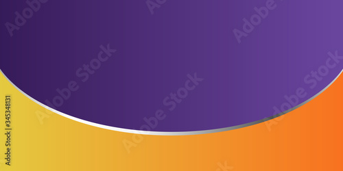 Yellow purple bright design with yellow background of chaotically moving triangles. Modern dynamic background for your company. Vector illustration.
