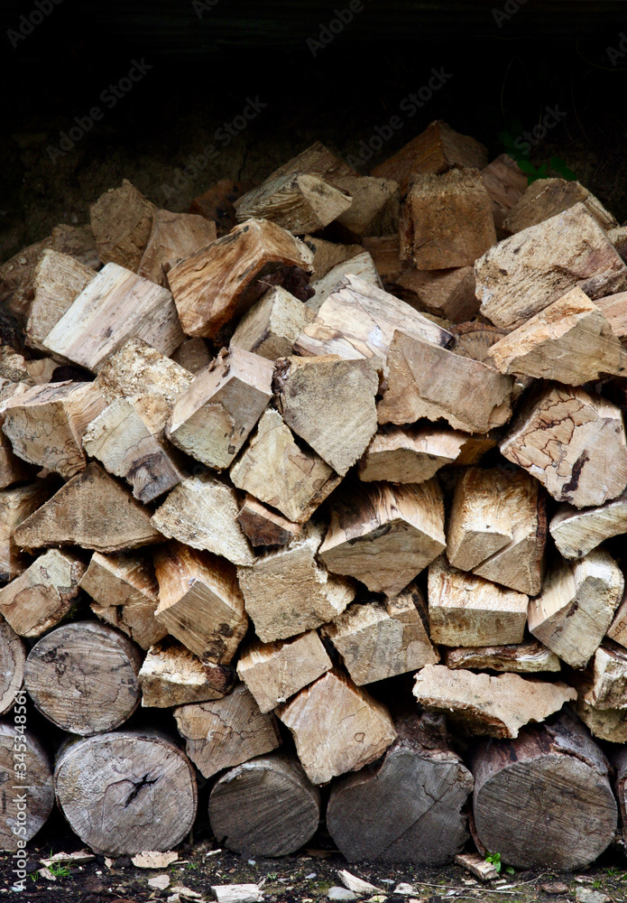 stack of firewood.