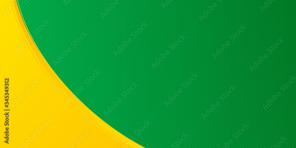 Green Yellow Wave Curve Presentation Background Green Yellow Wave Curve Presentation Background