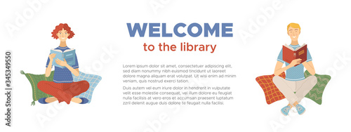 Welcome to the library banner