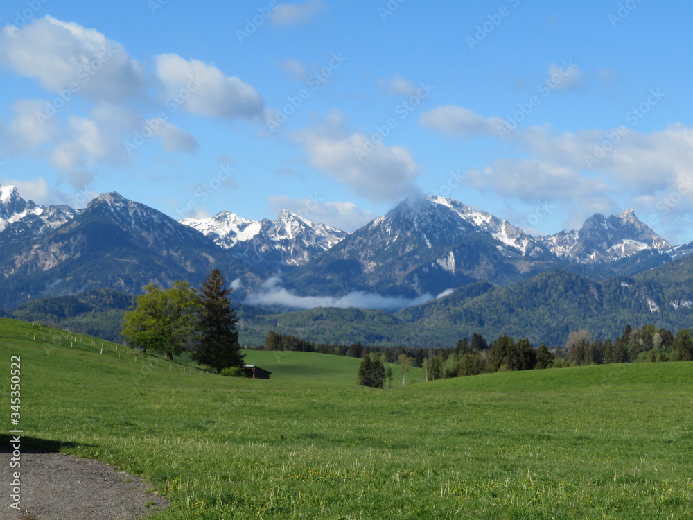 Bergblick im Allgäu