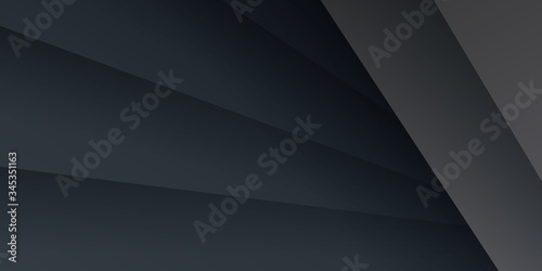 Modern black silver abstract presentation background. Vector illustration design for presentation, banner, cover, web, flyer, card, poster, wallpaper, texture, slide, magazine, and powerpoint.