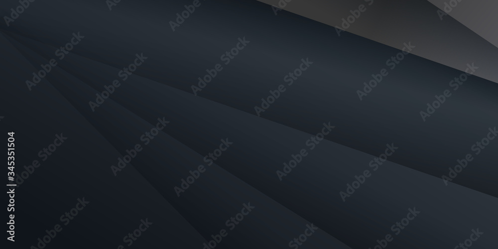 Dark black neutral abstract background for presentation design. Abstract 3d background with black paper layers. Vector Illustration Modern Black Abstract Design Geometric Paper Style Background Dark black neutral abstract background for presentation design. Abstract 3d background with black paper layers. Vector Illustration Modern Black Abstract Design Geometric Paper Style Background